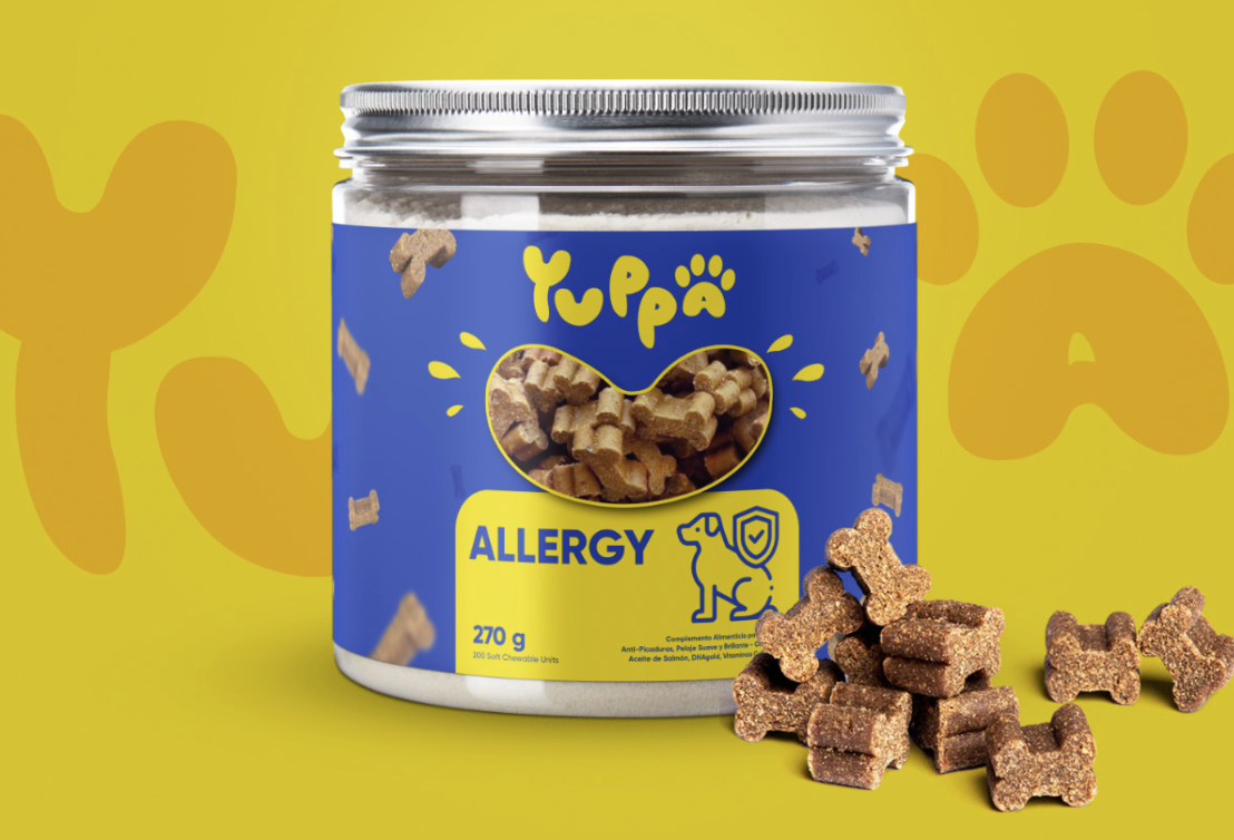 Bote de Yuppa Allergy, complemento para alergias